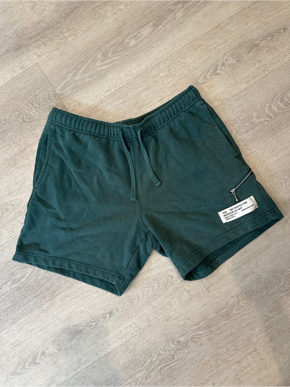 Mens/Womens Dark Green Drawstring Casual Shorts